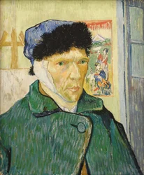Self-portrait with bandaged ear
